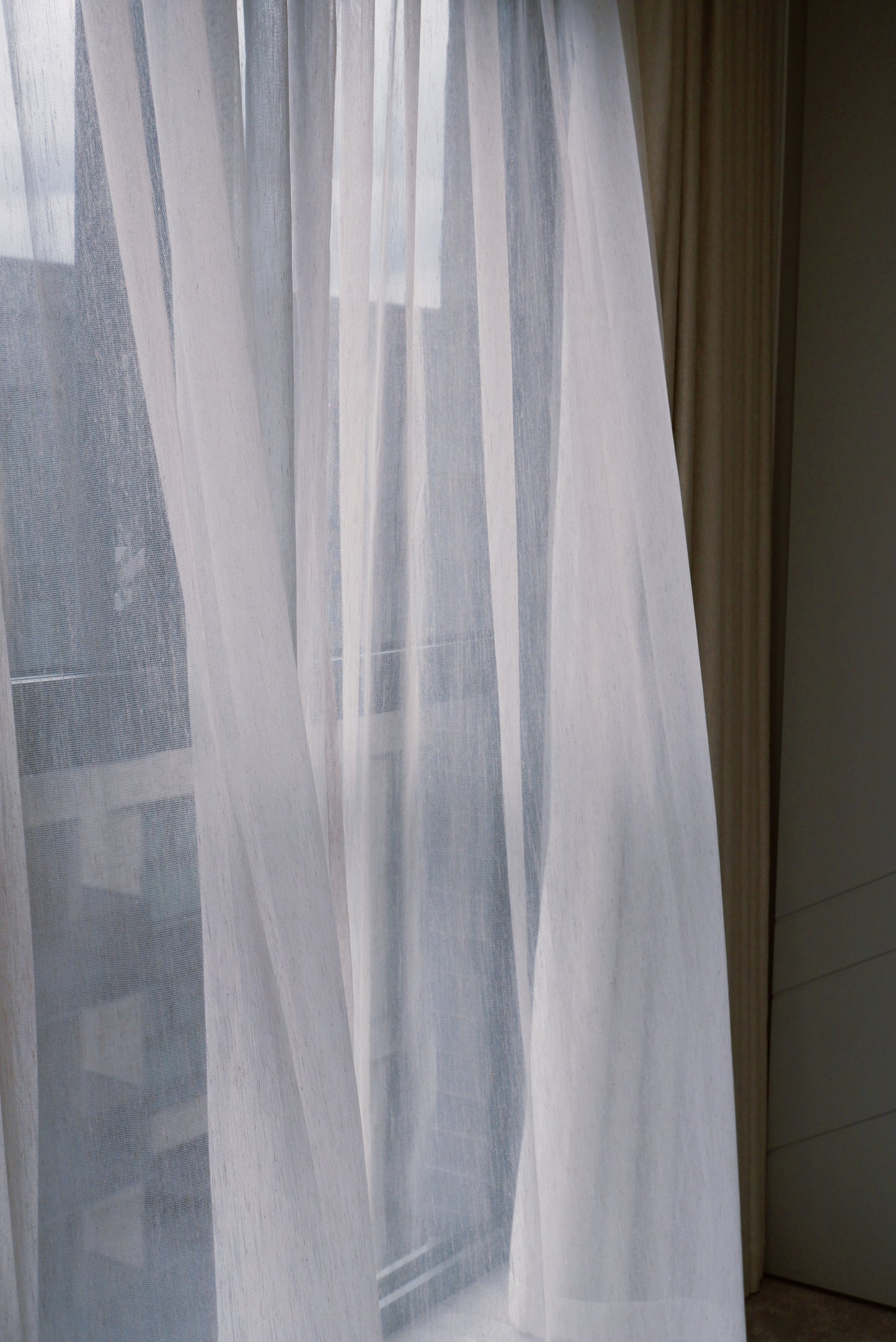 Whisper White Voile Sheer