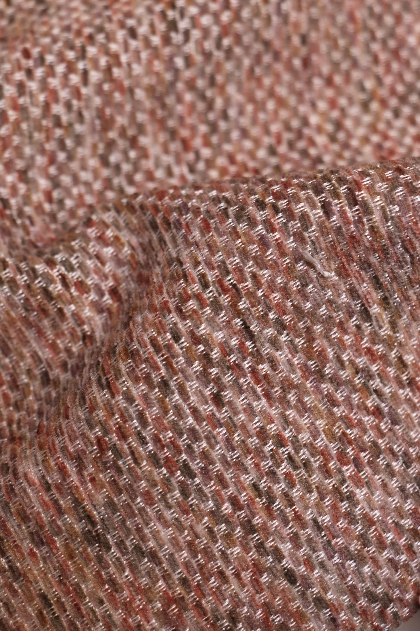 Autumn Blend – Textured Multitone Wool-Blend Sheer Fabric