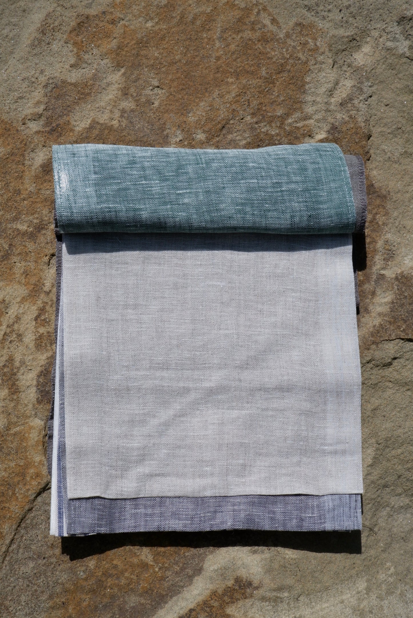 Granite – Woven 100% Linen Curtain Fabric, 280cm Width