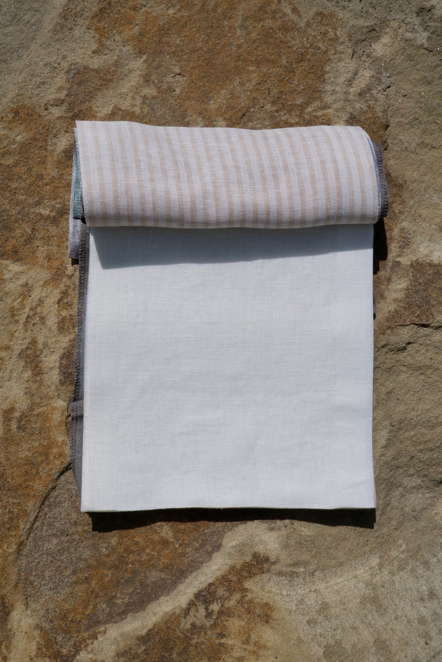Soft White – Woven 100% Linen Curtain Fabric, 280cm Width