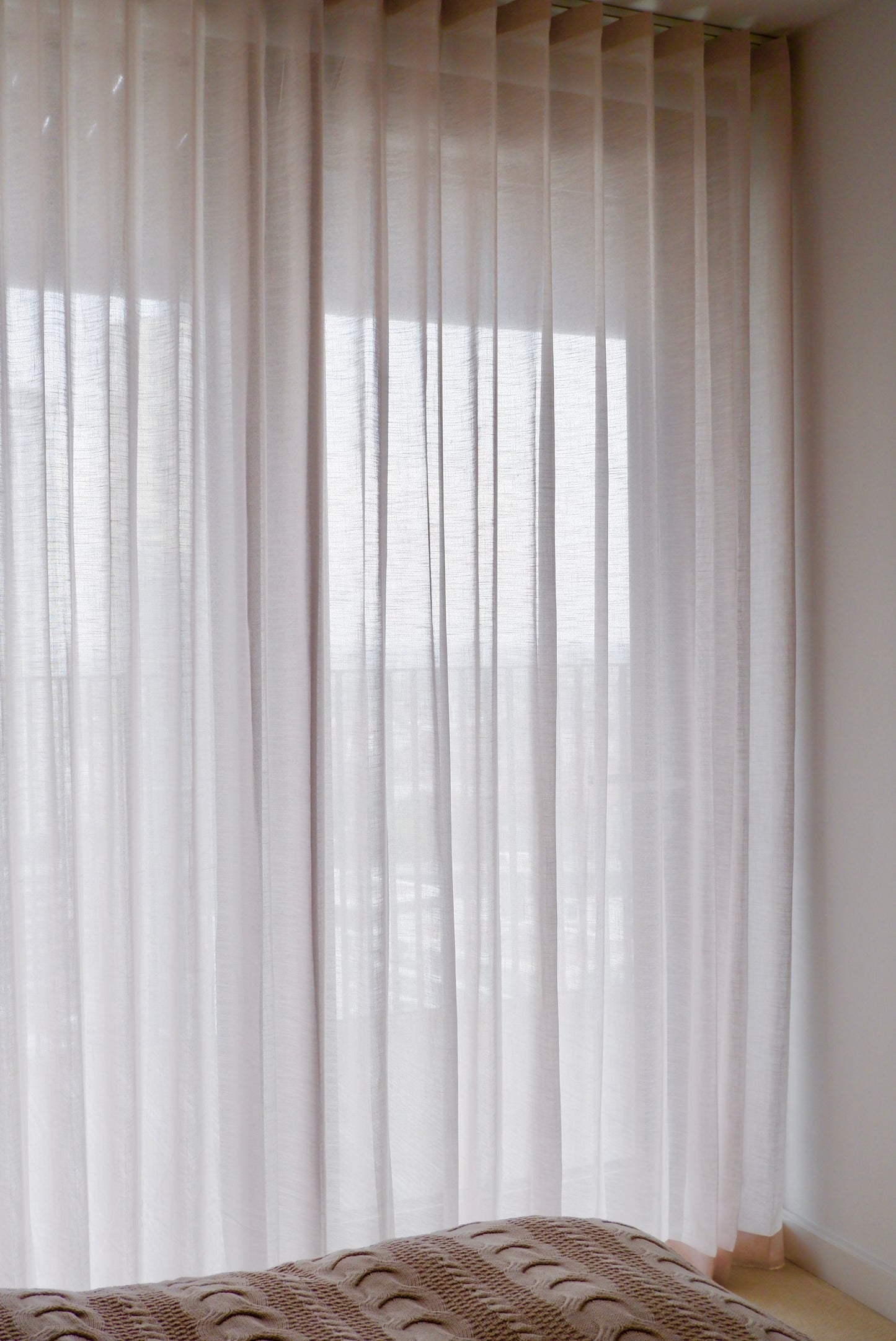 Crosslyn Natural Sheer Fabric