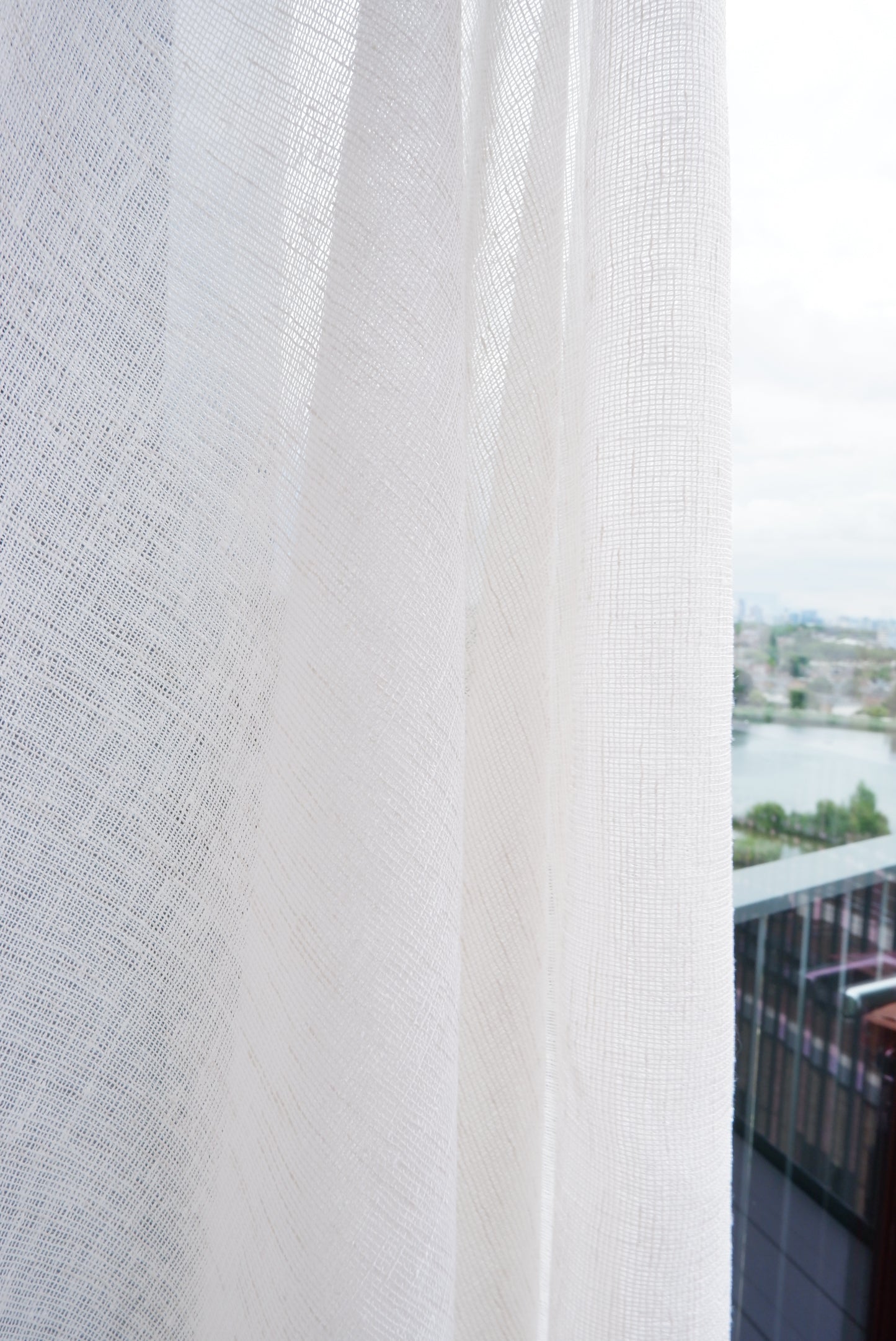 Whisper White Voile Sheer