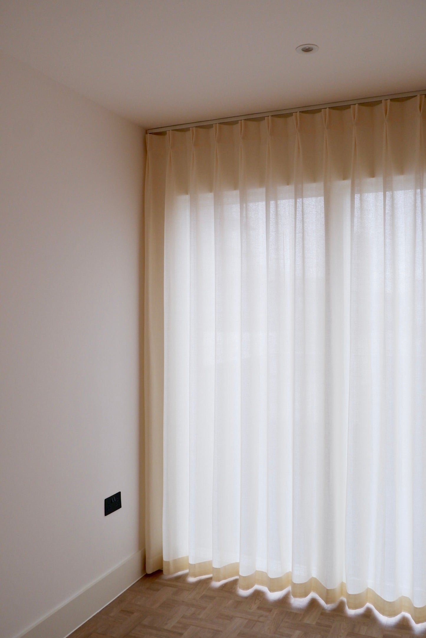 Sunny Cream Voile Sheer