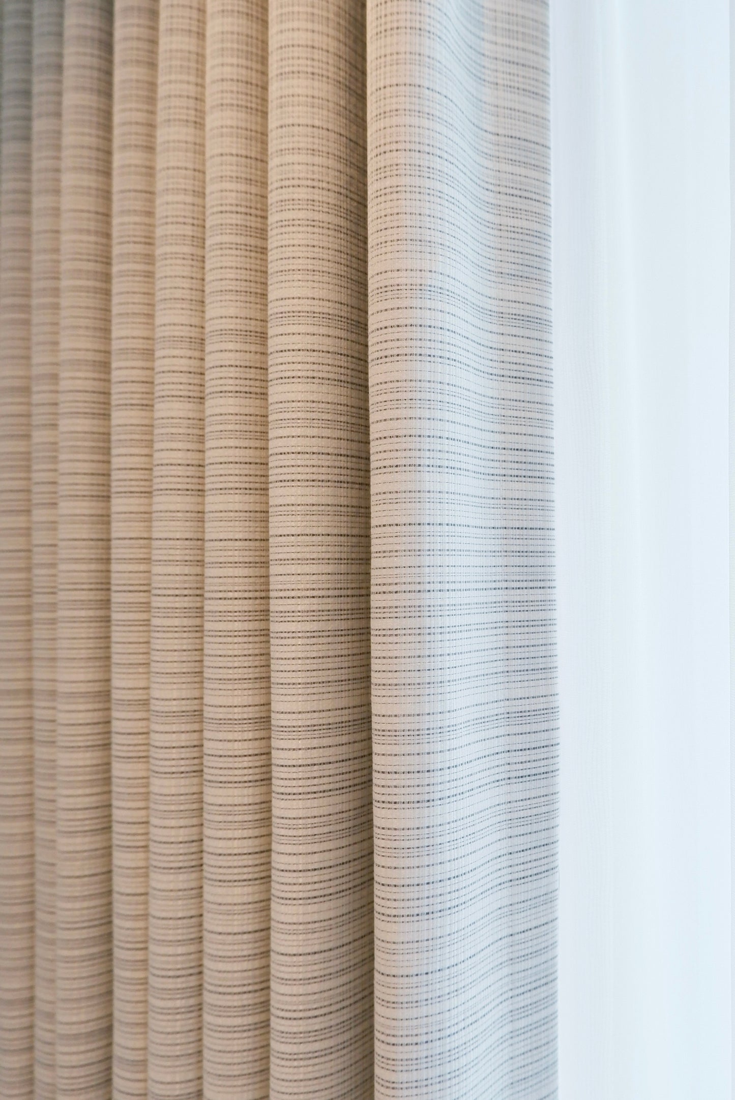 Gridform Ashline Curtain Fabric
