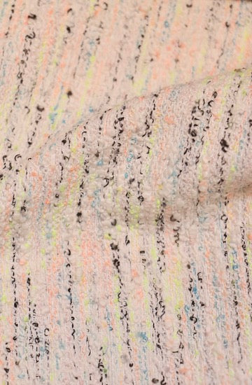 Neon Confetti – Multi-Color Speckled Sheer Curtain Fabric
