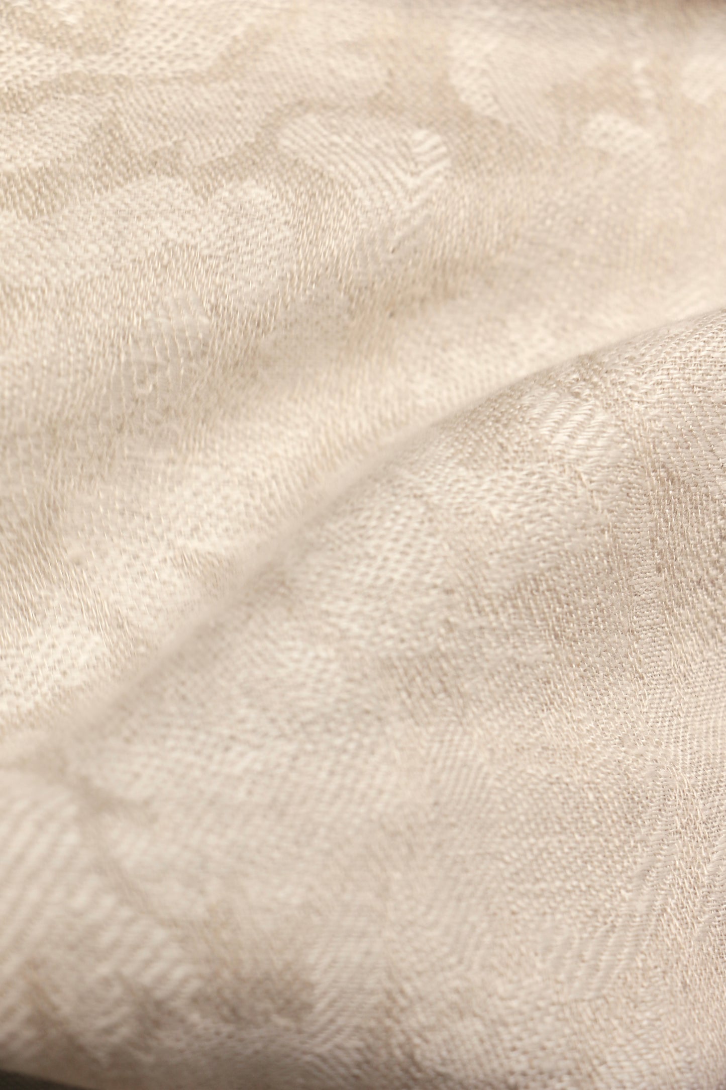 Plain Greige – 100% Linen Curtain Fabric, 140cm Width
