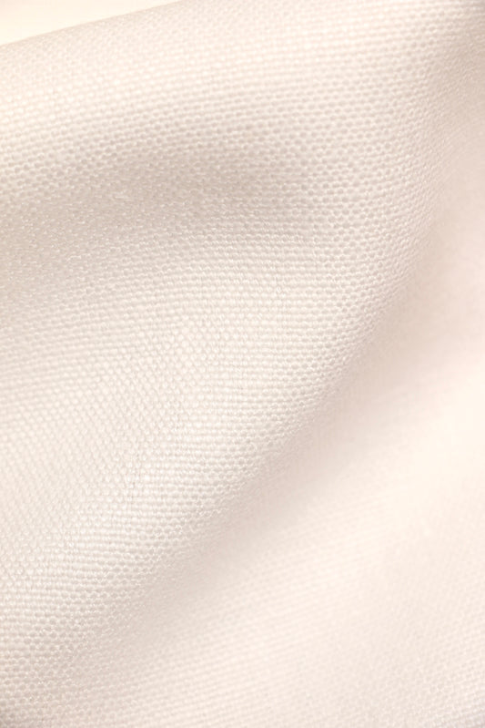 Textura Warm Pearl – Wide Width Coarse Weave 100% Linen Curtain Fabric
