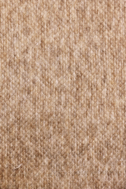 Fawn Wool – Rich Beige Wool-Touch Sheer Curtain Fabric