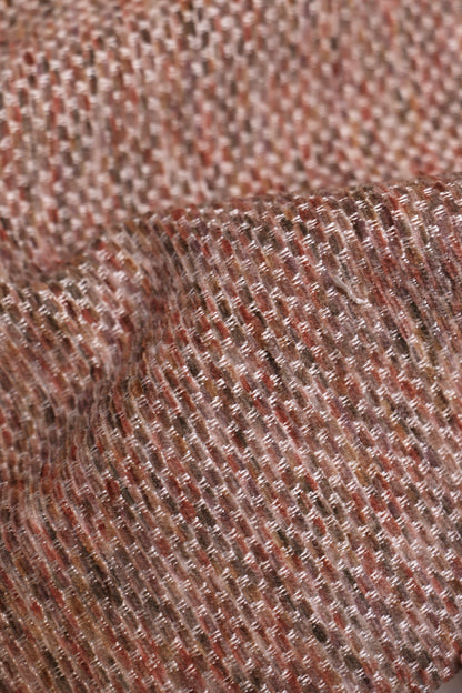 Autumn Blend – Textured Multitone Wool-Blend Sheer Fabric
