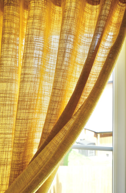 Aeriwave Honey – Airy Textured Sheer Fabric
