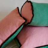 Duo Wool Cushions – Moss