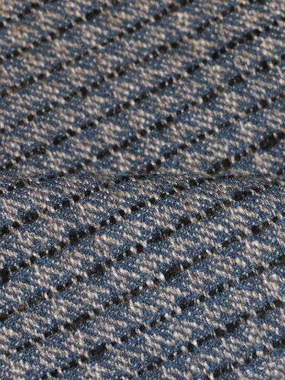 Tessura Houndstooth Ochre – Wool Linen Curtain Fabric