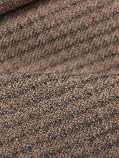 Tessura Houndstooth Ochre – Wool Linen Curtain Fabric