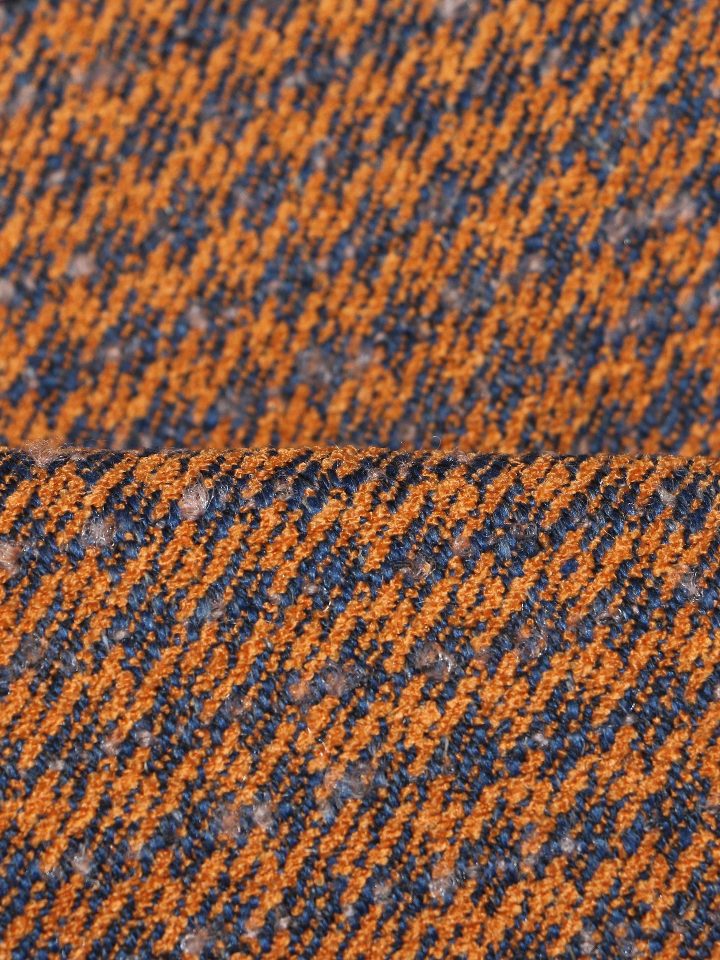 Tessura Houndstooth Ochre – Wool Linen Curtain Fabric