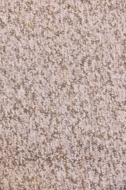 Warm Tweed – Beige Wool-Blend Textured Sheer Curtain Fabric
