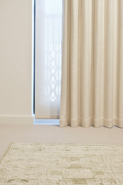 Muzen Ivory Sand Curtains