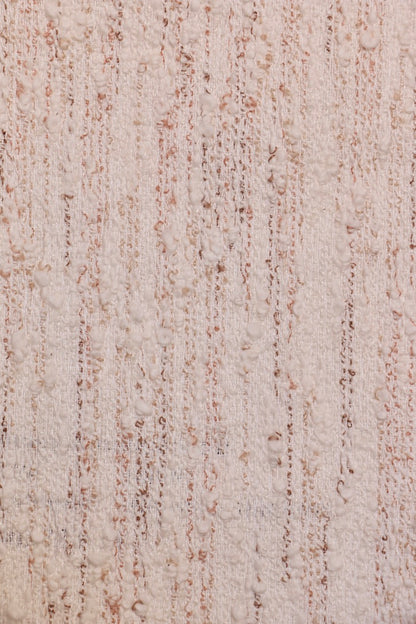 Rose Beige – Blush Wool-Touch Sheer Curtain Fabric