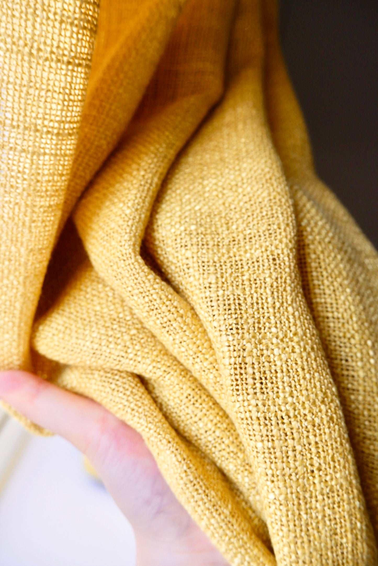 Aeriwave Honey – Airy Textured Sheer Fabric