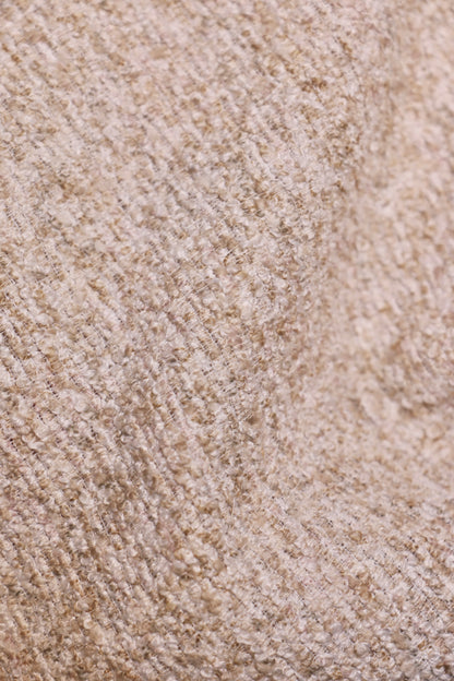 Cloud Beige – Light Taupe Wool-Blend Sheer Curtain Fabric
