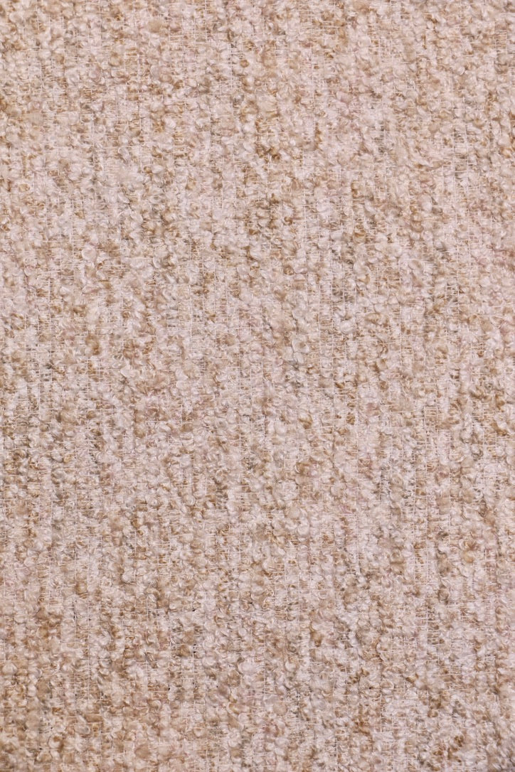 Cloud Beige – Light Taupe Wool-Blend Sheer Curtain Fabric