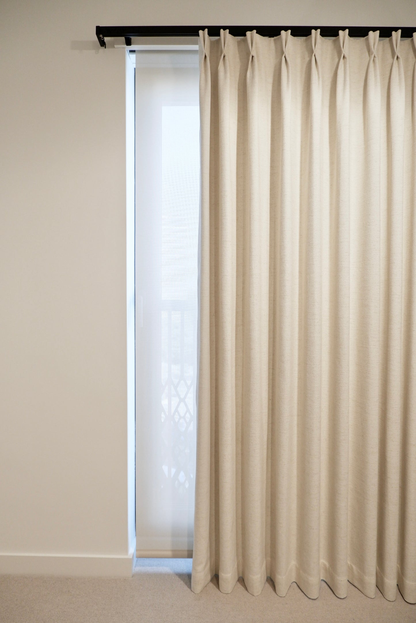 Muzen Ivory Sand Curtains