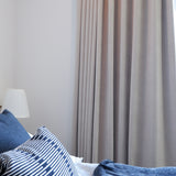 Velvet Feel Blackout Curtain Fabric