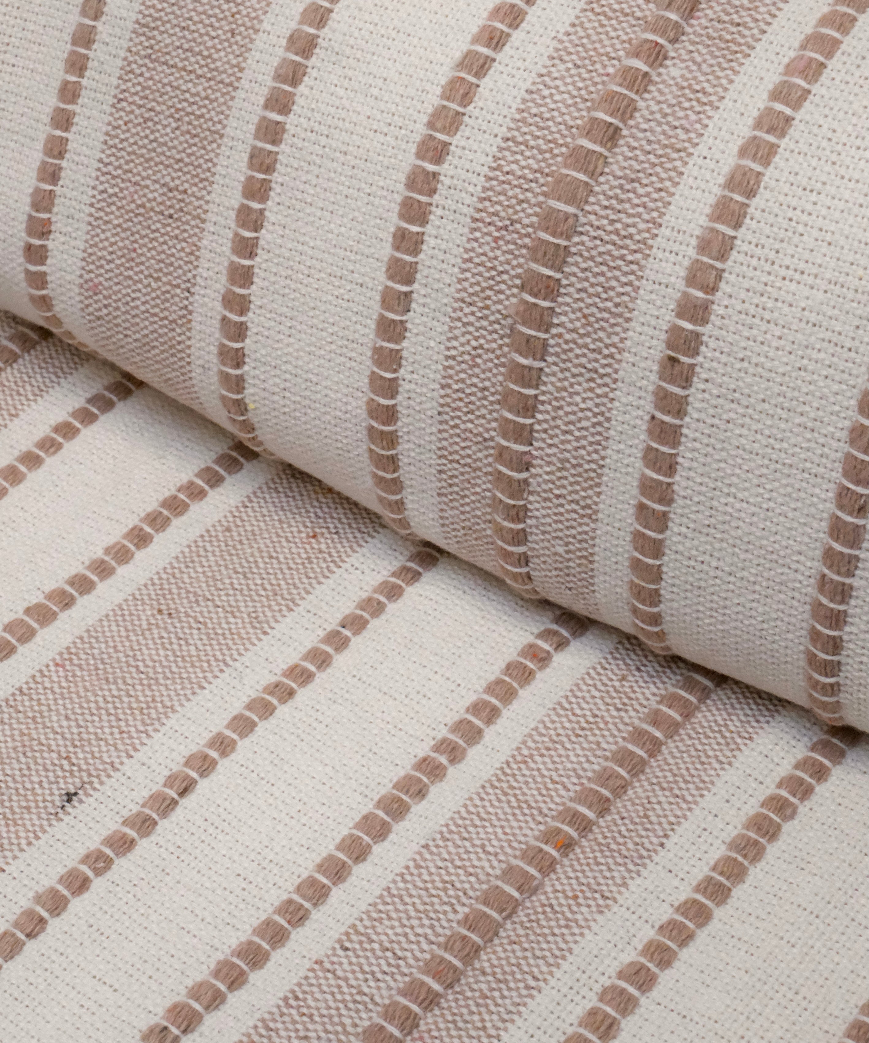 Snuggle Stripe Collection Embroidered Fabric