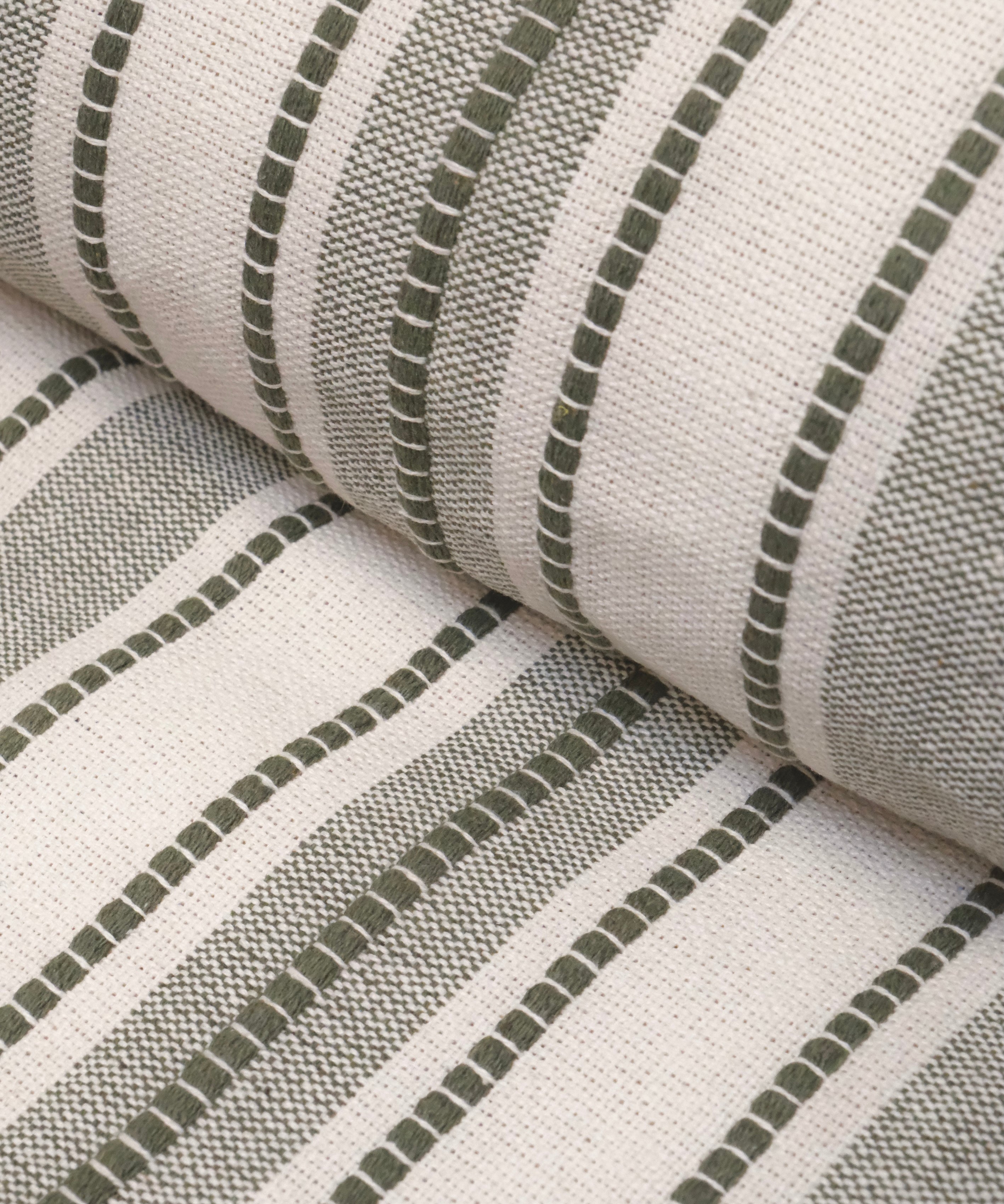 Snuggle Stripe Collection Embroidered Fabric