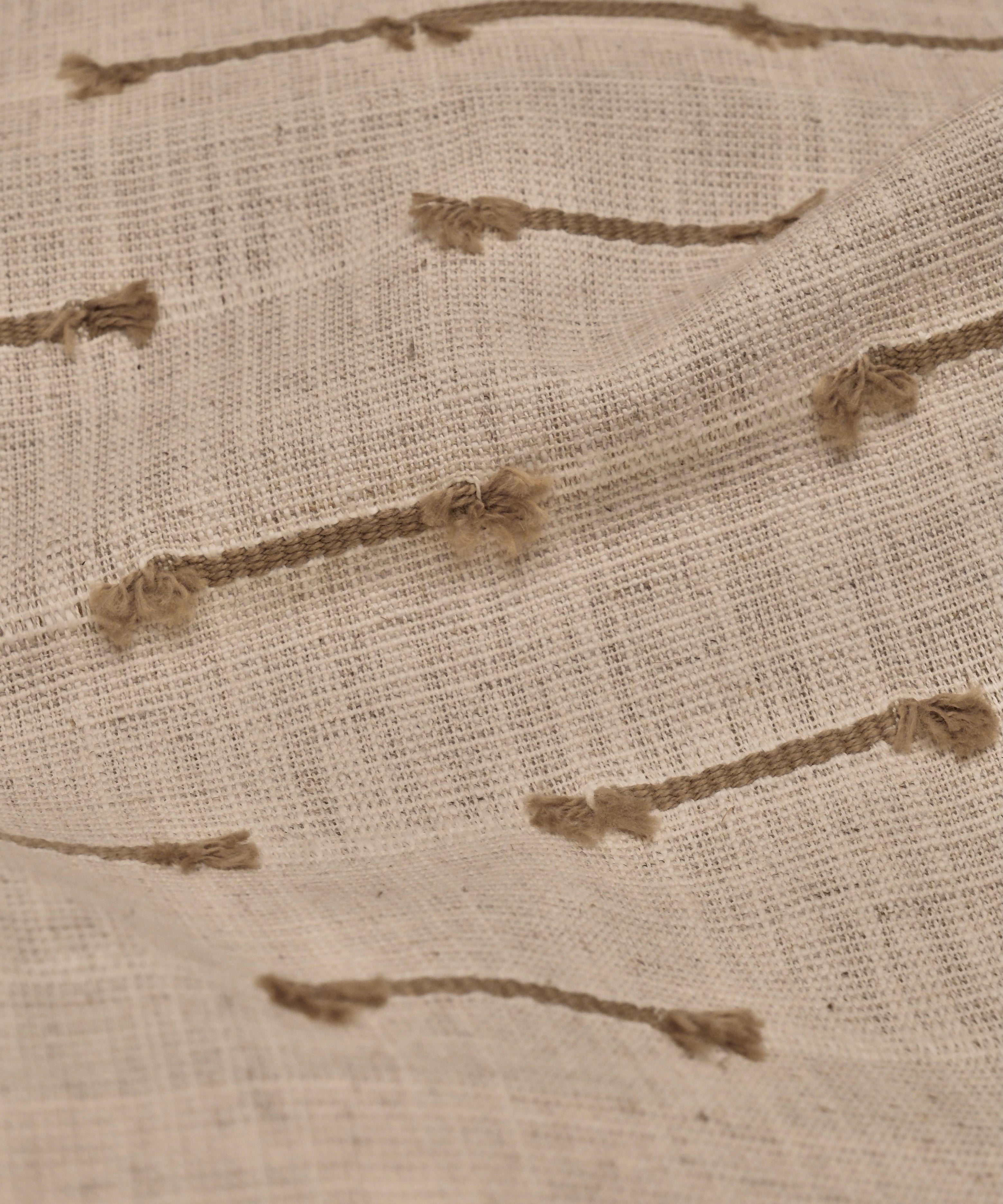 Brielle Tassel Stripe Curtain Fabric