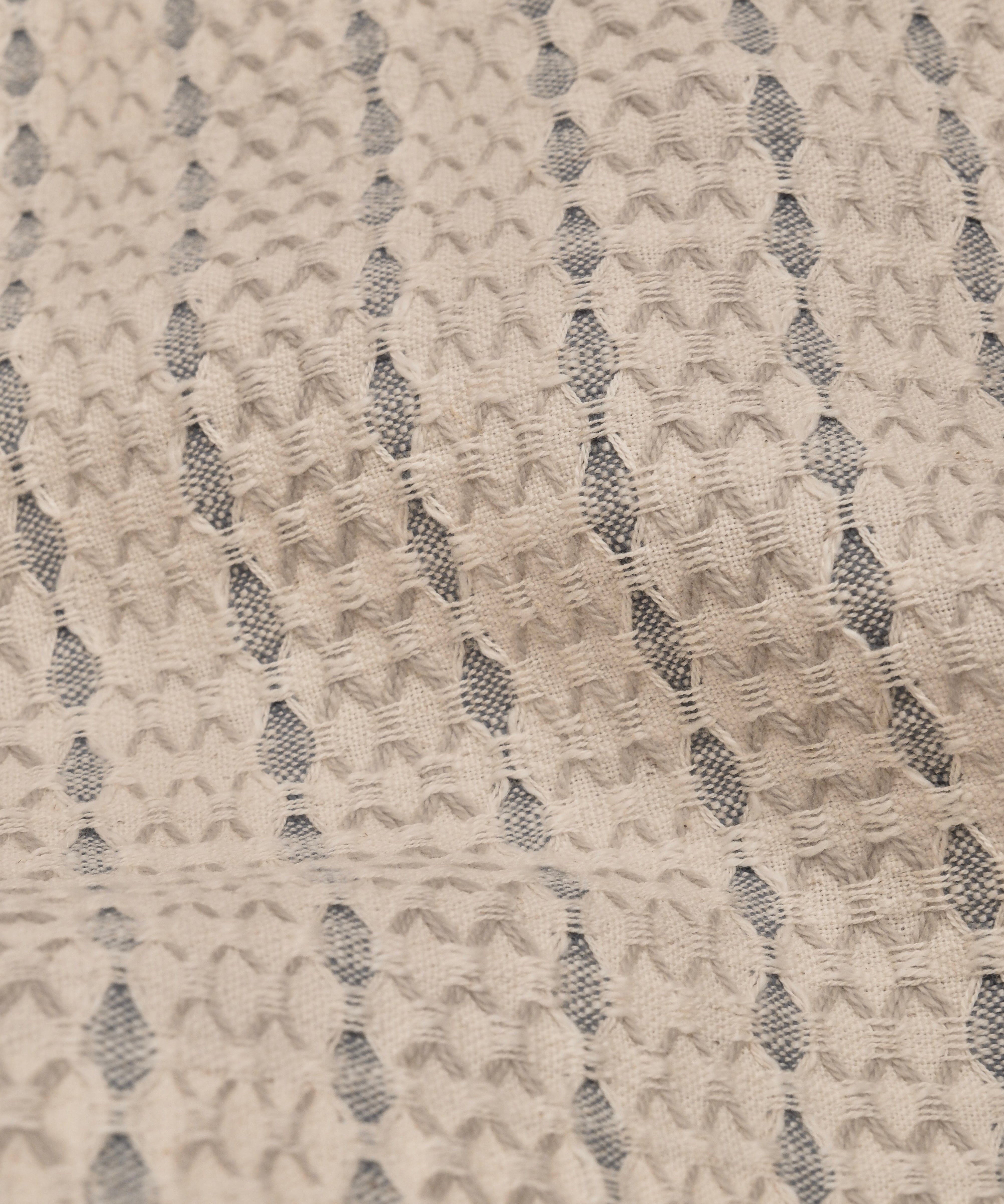 Valen Lattice Cotton Linen Curtain Collection