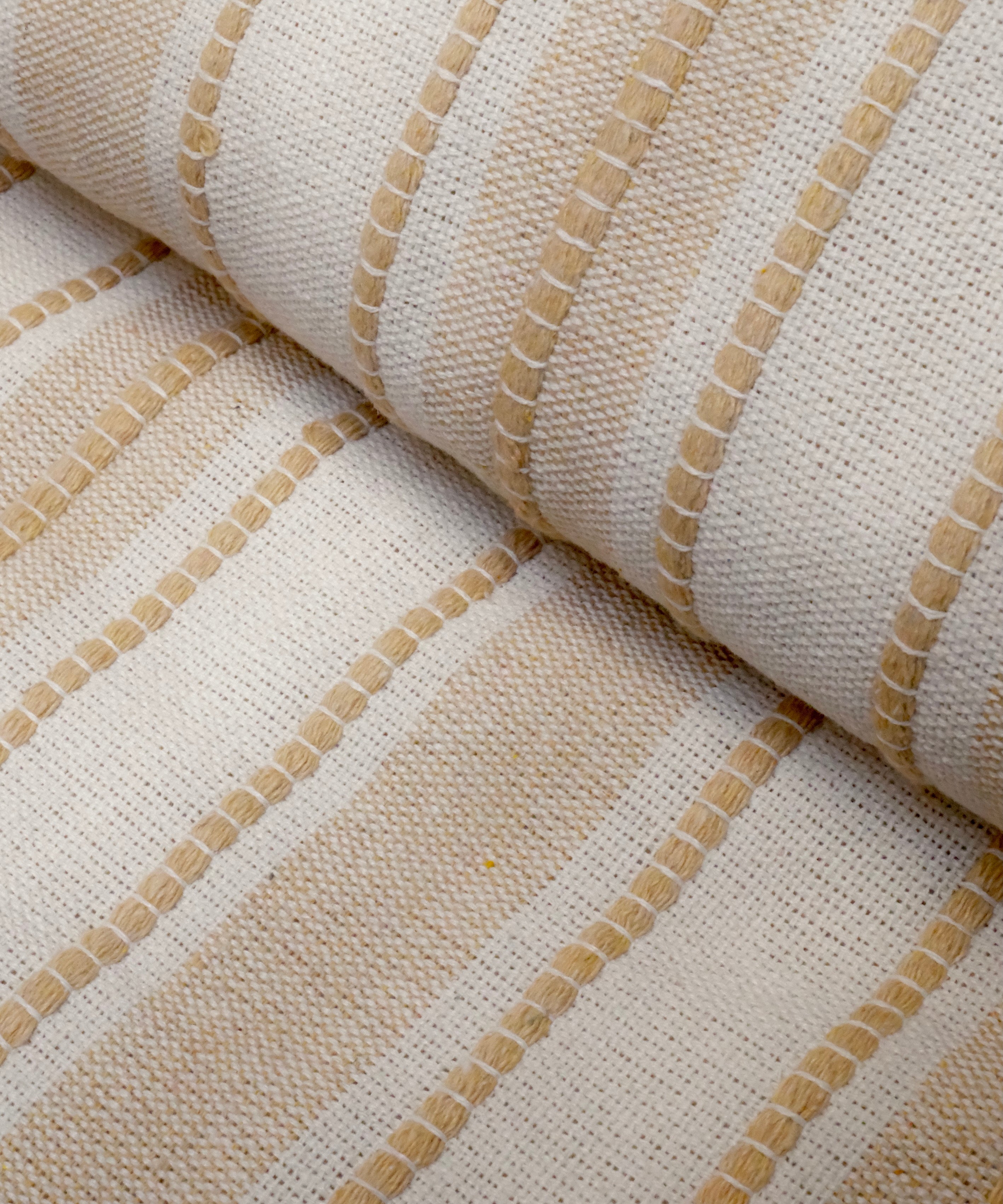 Snuggle Stripe Collection Embroidered Fabric