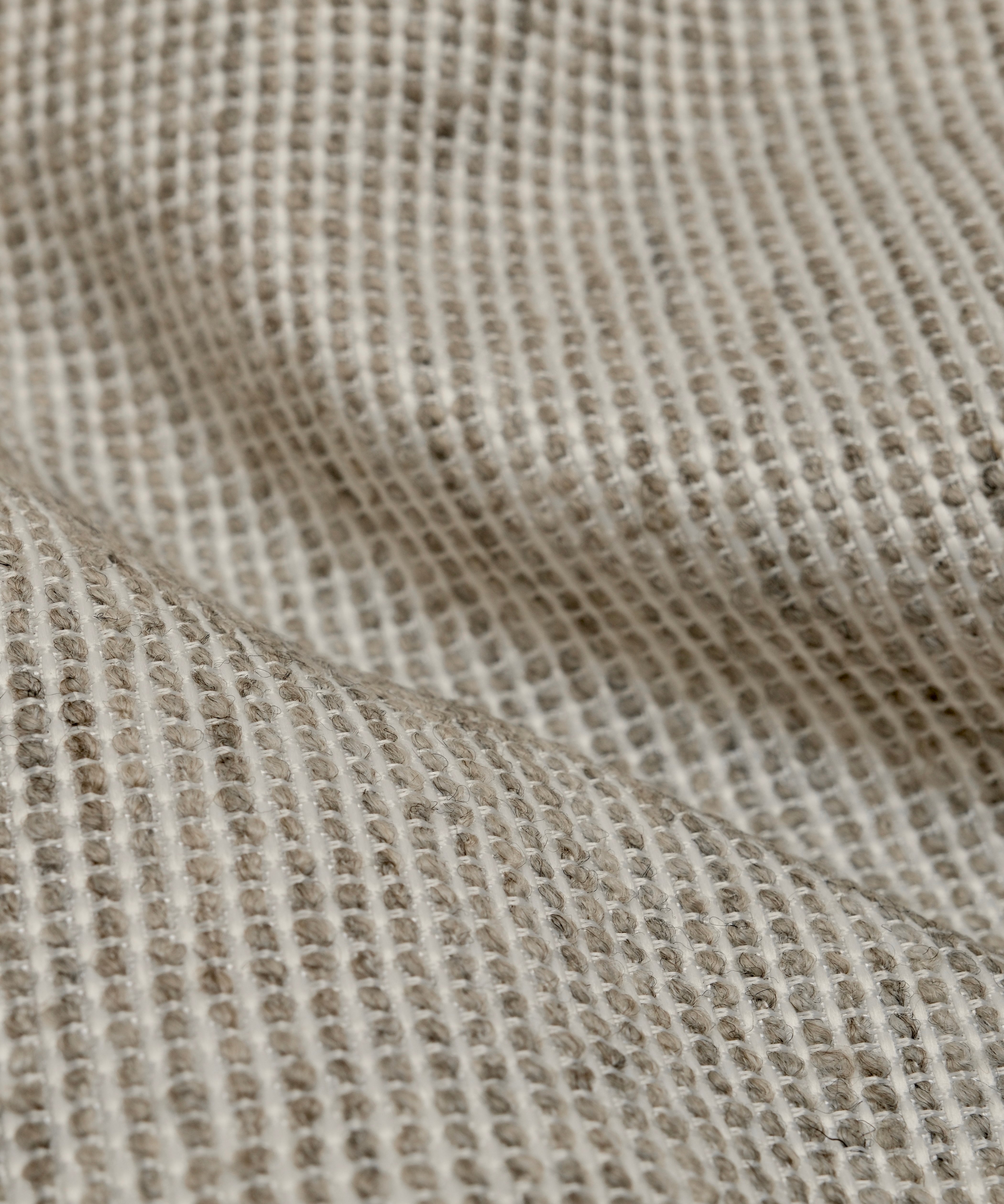 Elowen Grid Wool-Blend Curtain Collection