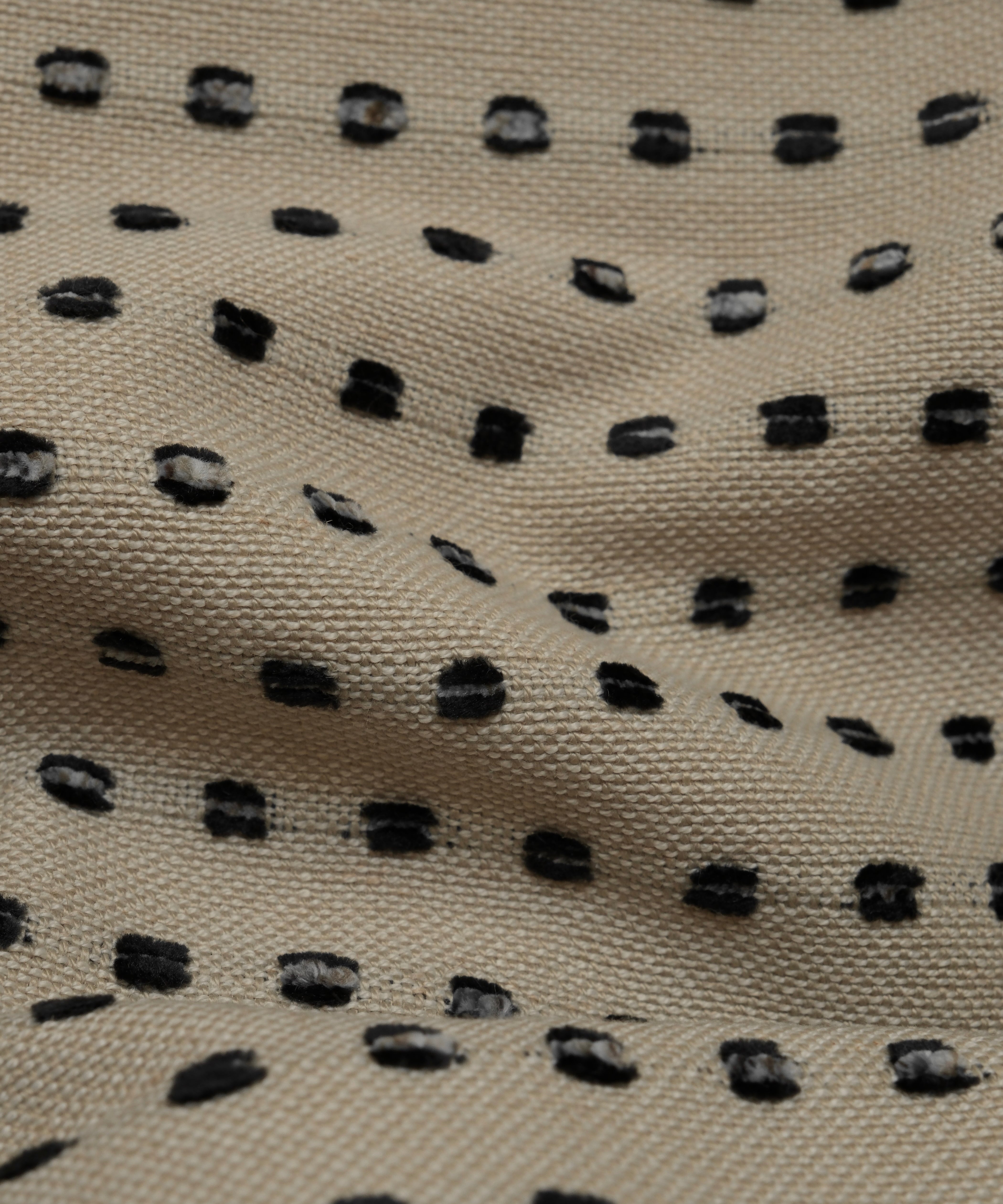 Luma Dot Linen-Blend Curtain Collection