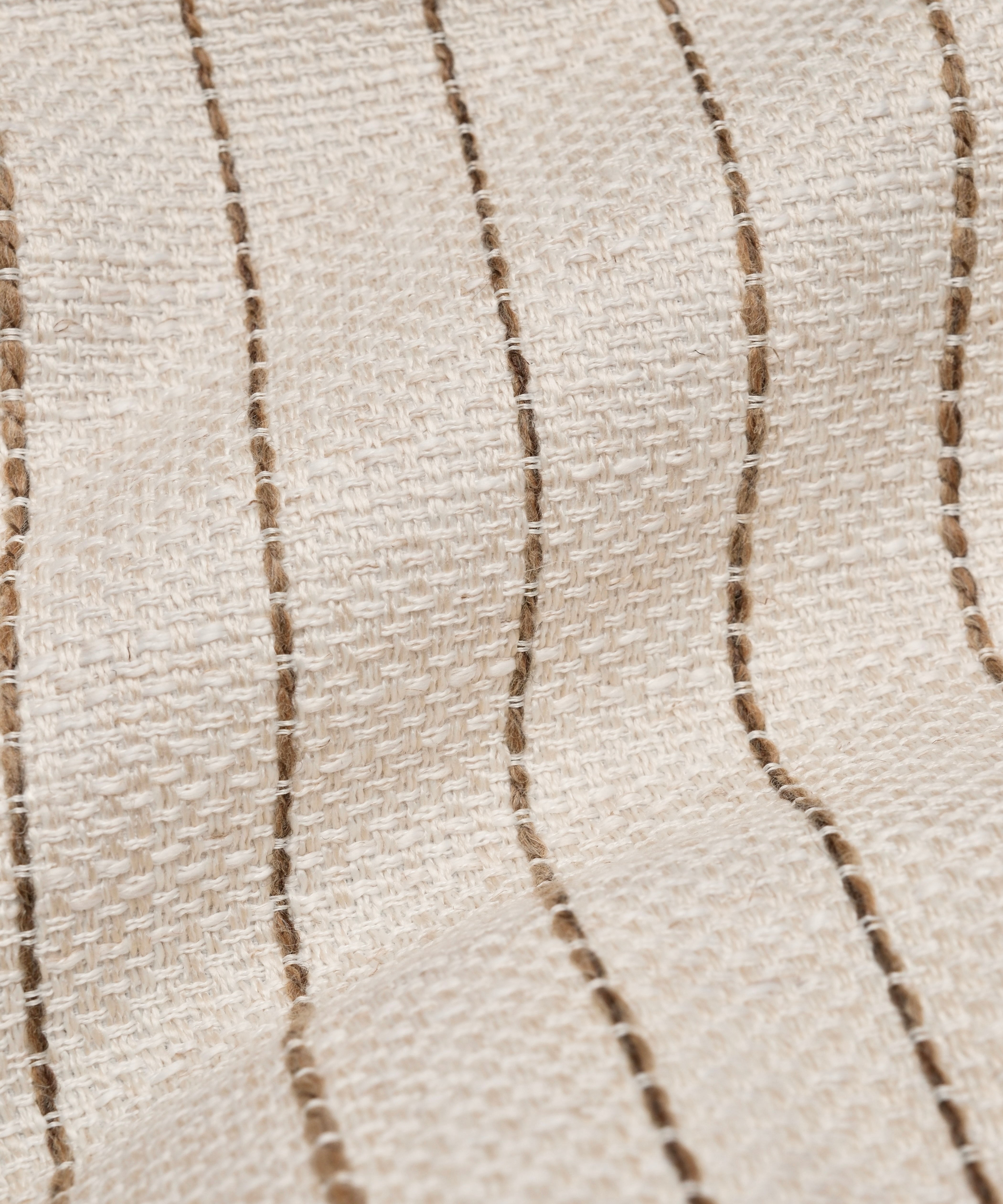 Clara Woven Stripe Curtain Fabric Collection