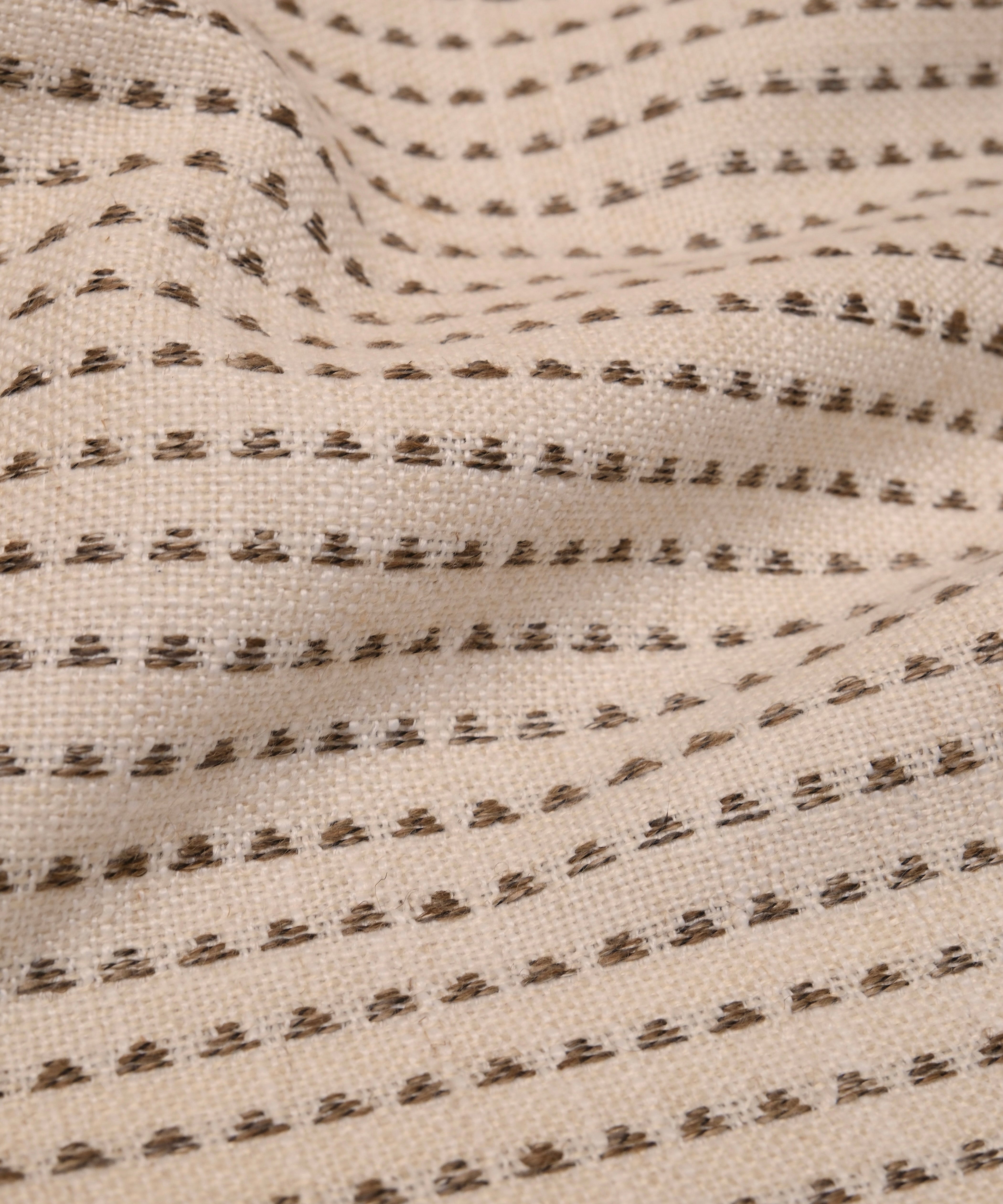 Kora Stitch Curtain Fabric Collection