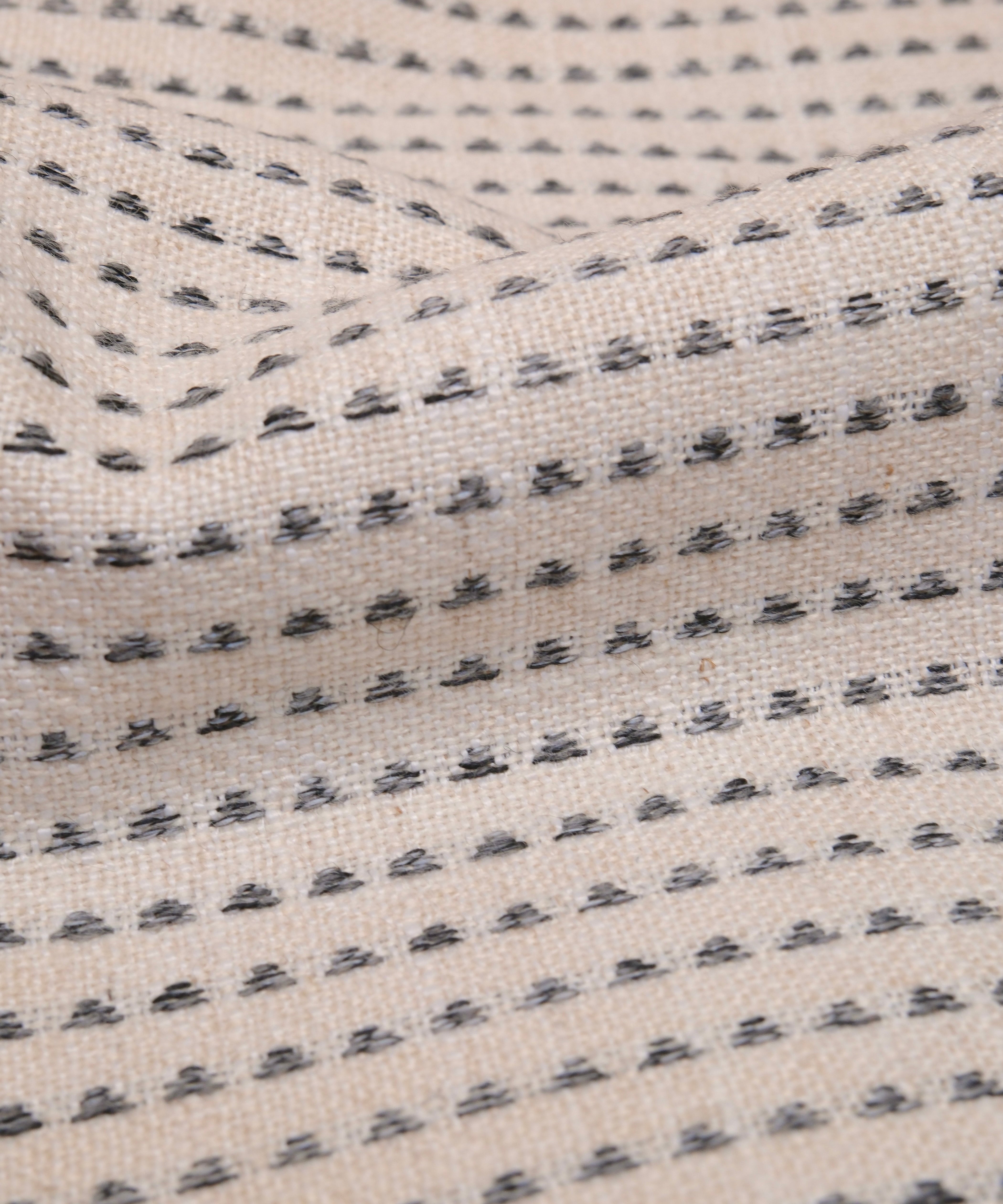 Kora Stitch Curtain Fabric Collection