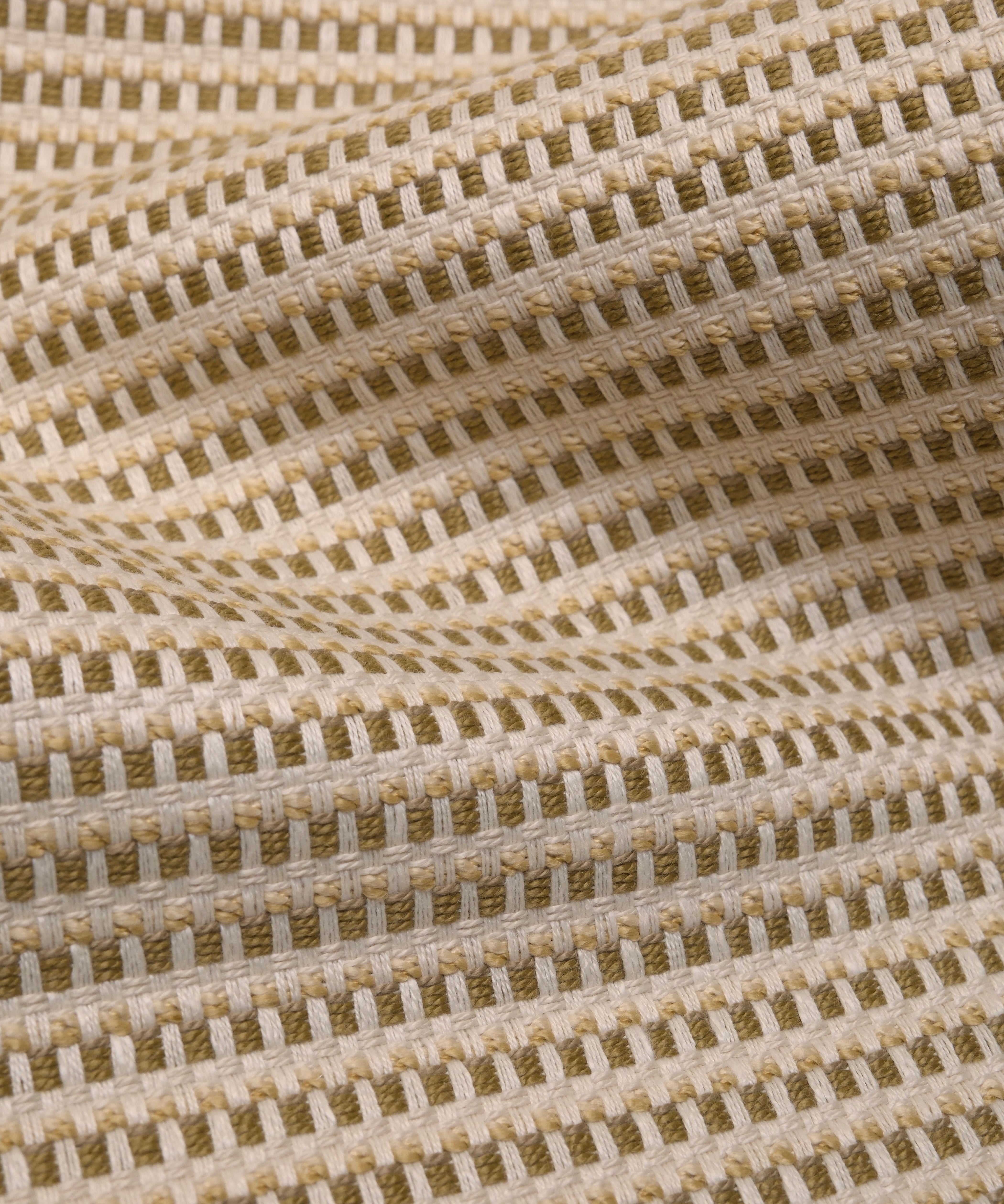 Aria Woven Stripe Curtain Fabric Collection