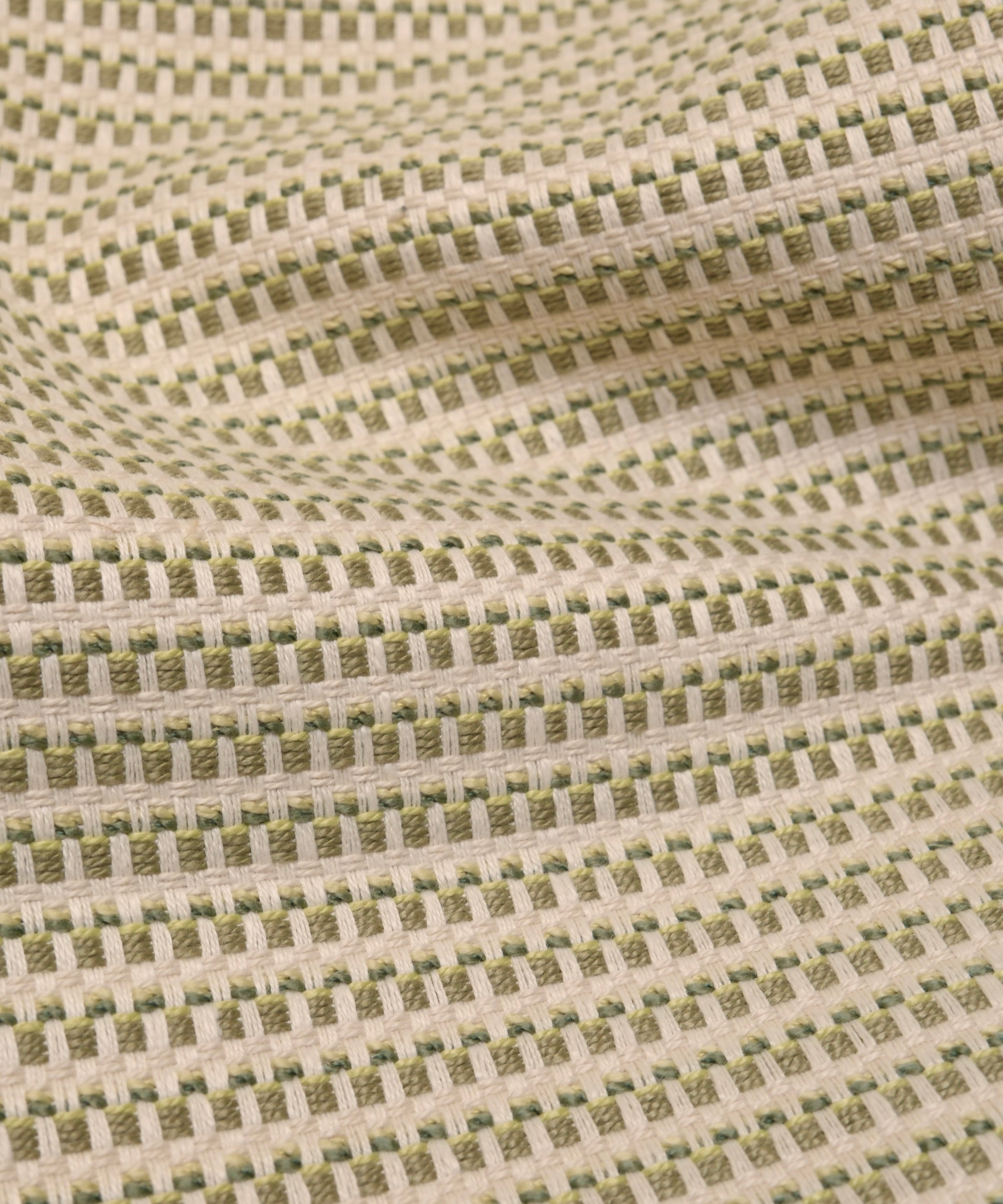 Aria Woven Stripe Curtain Fabric Collection