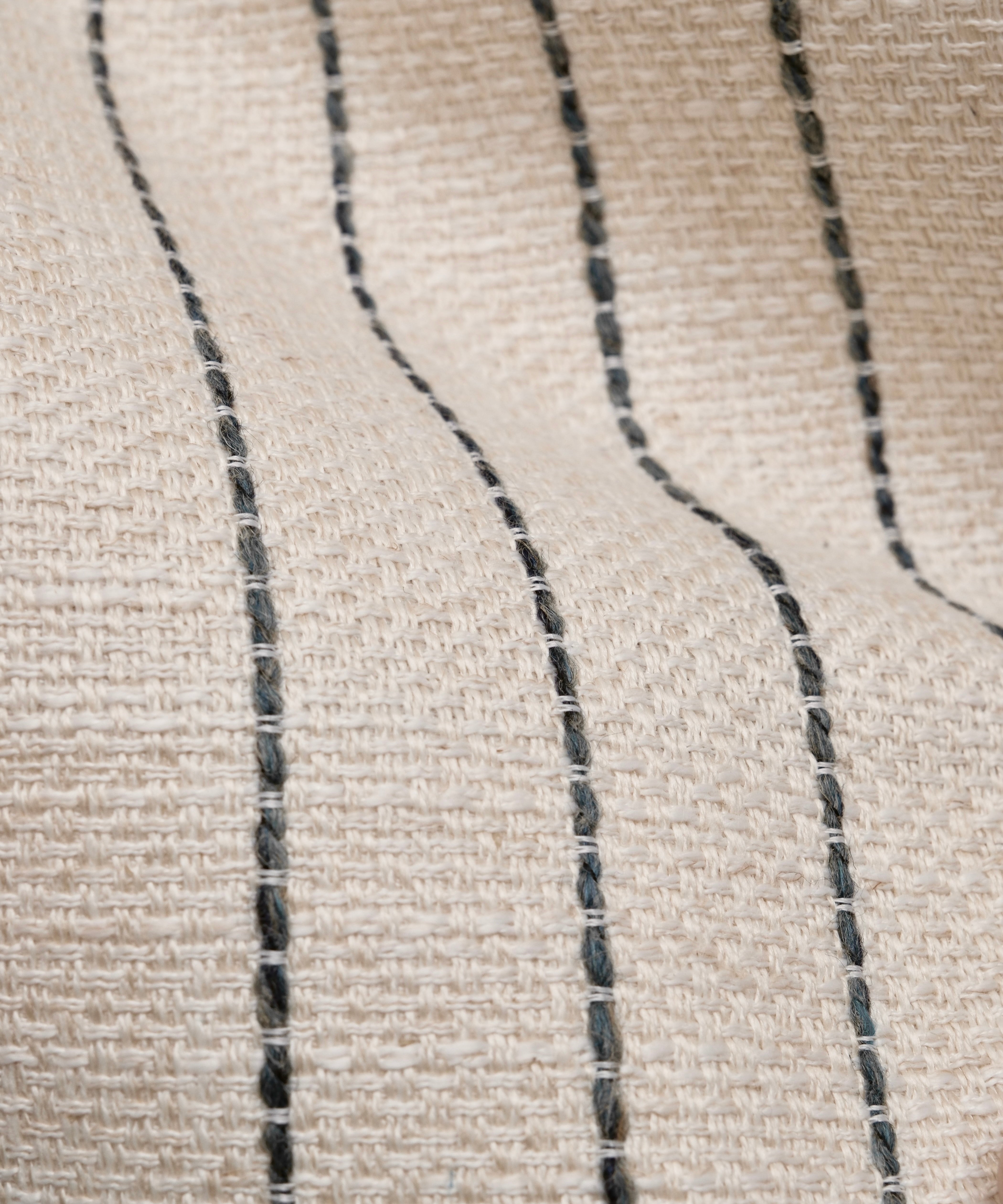 Clara Woven Stripe Curtain Fabric Collection