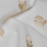Orlina Embroidered Floral Sheer Fabric