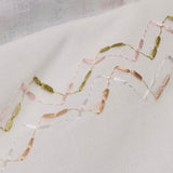 Wynora Embroidered Border Sheer Fabric