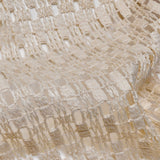 Cocelle Textured Grid Sheer Fabric