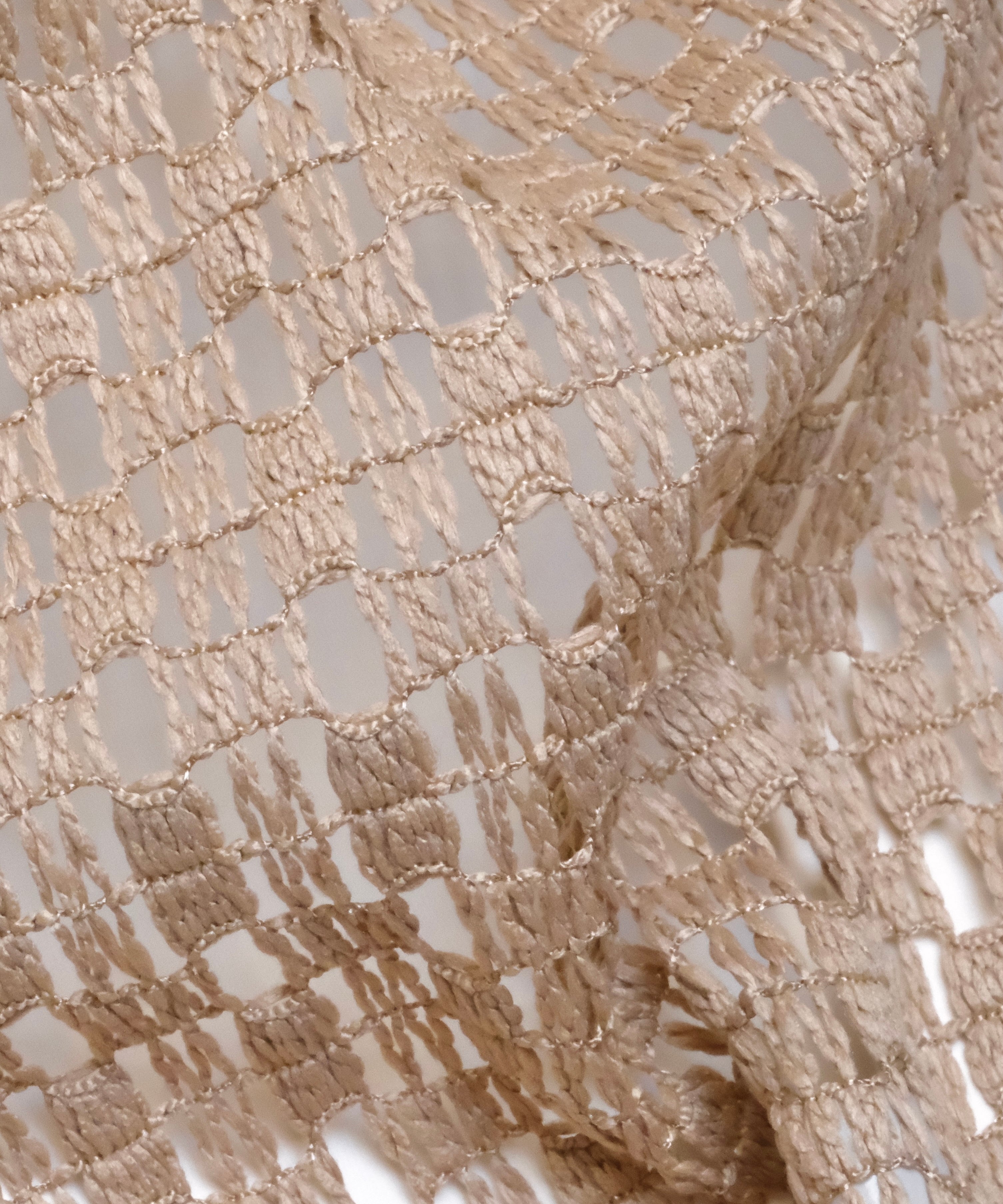 Cocelle Textured Grid Sheer Fabric