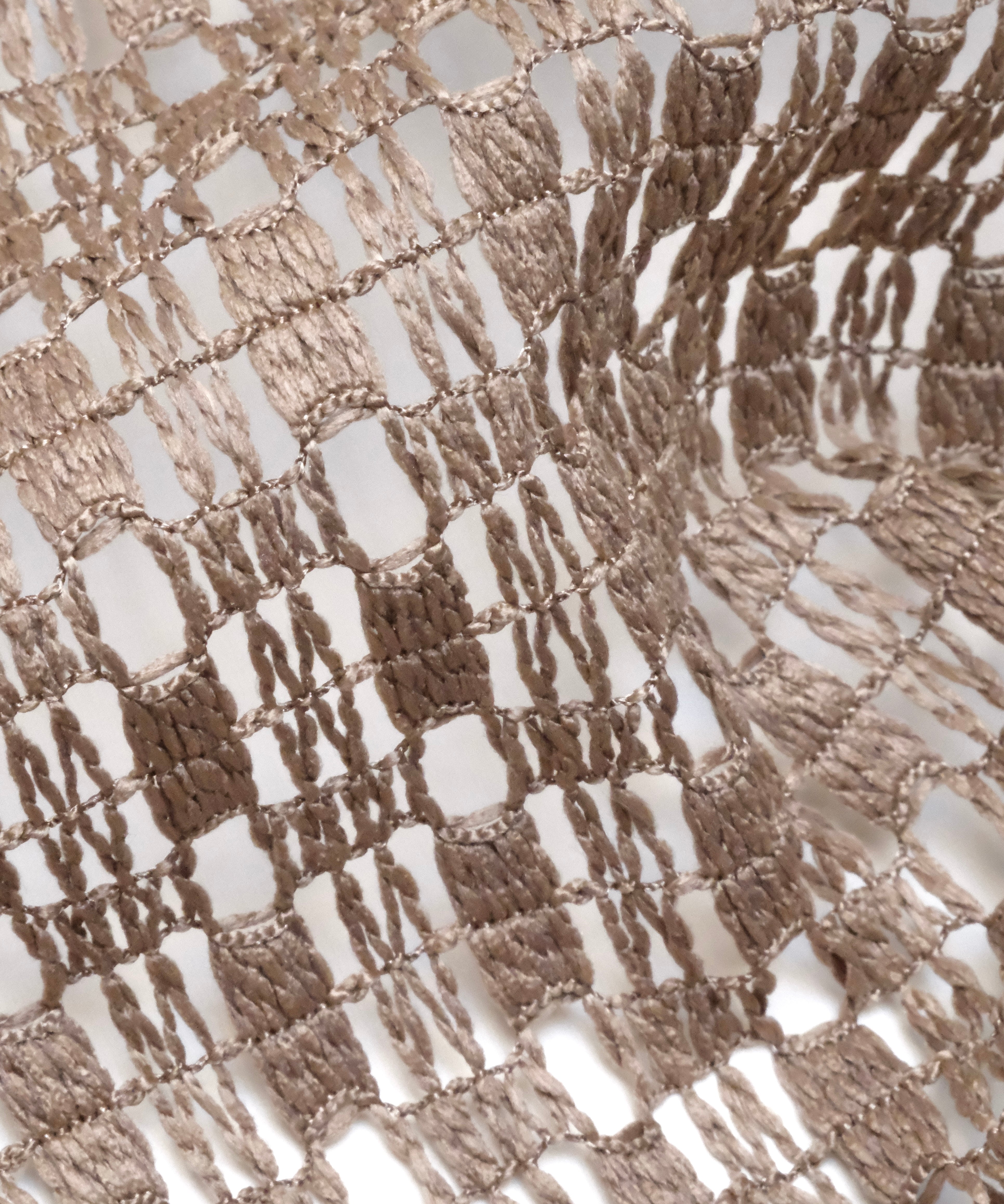 Cocelle Textured Grid Sheer Fabric