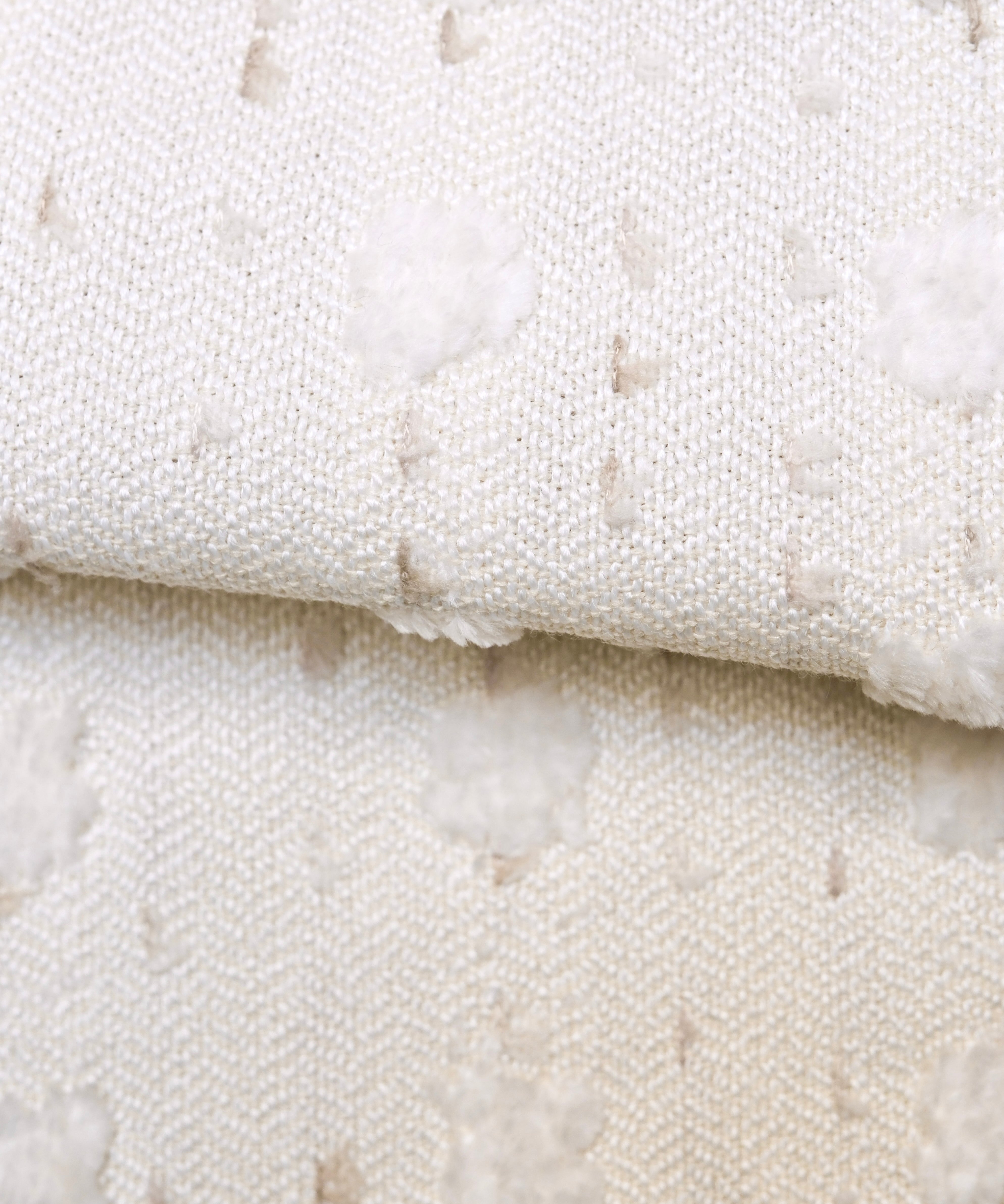 Pufflet Dot Curtain Fabric Collection-Free Sample