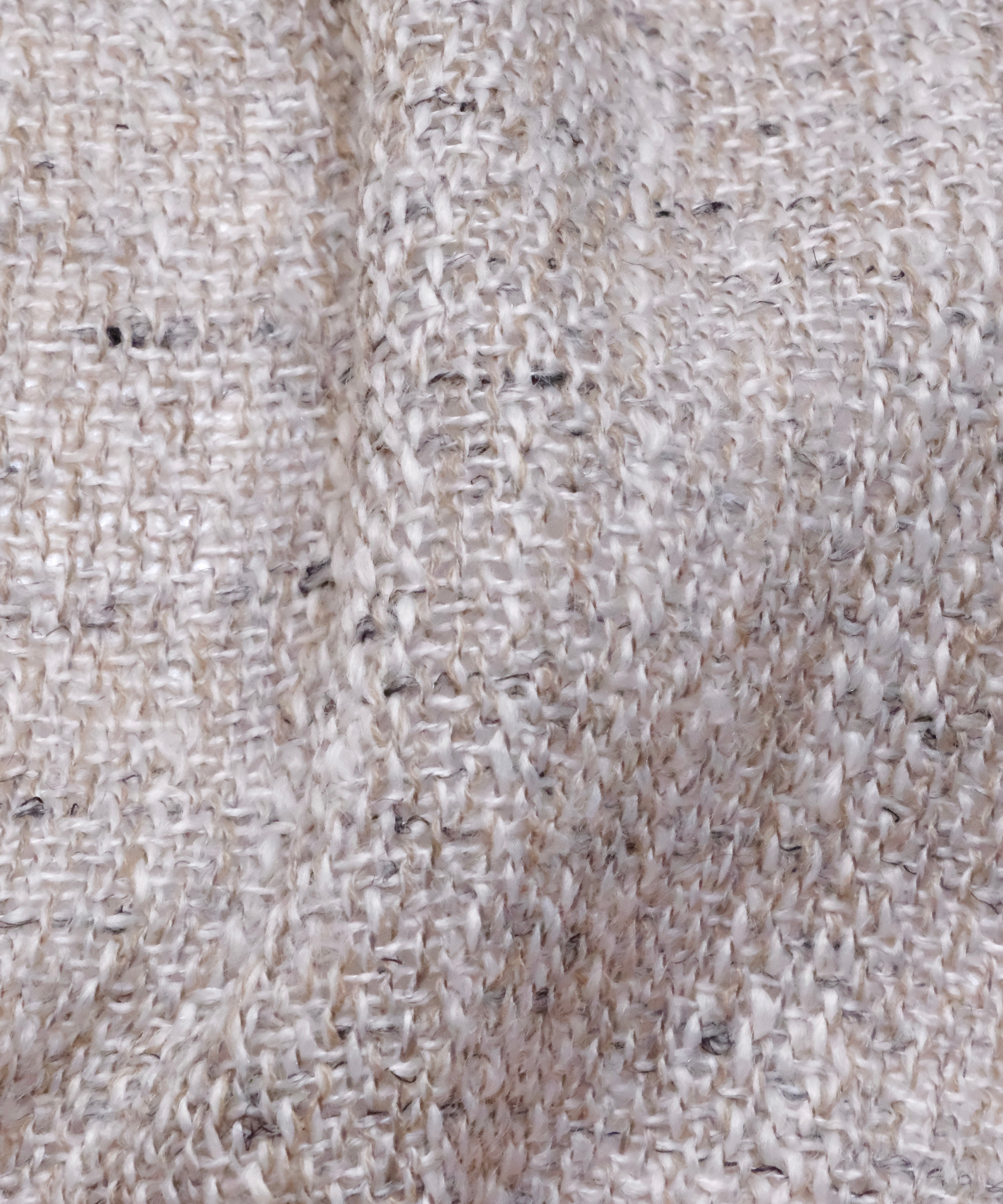 Tavren Wool-Blend Textured Sheer Fabric