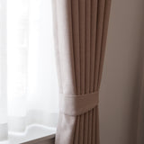 Noirra Cocoa Brown Wool Curtain