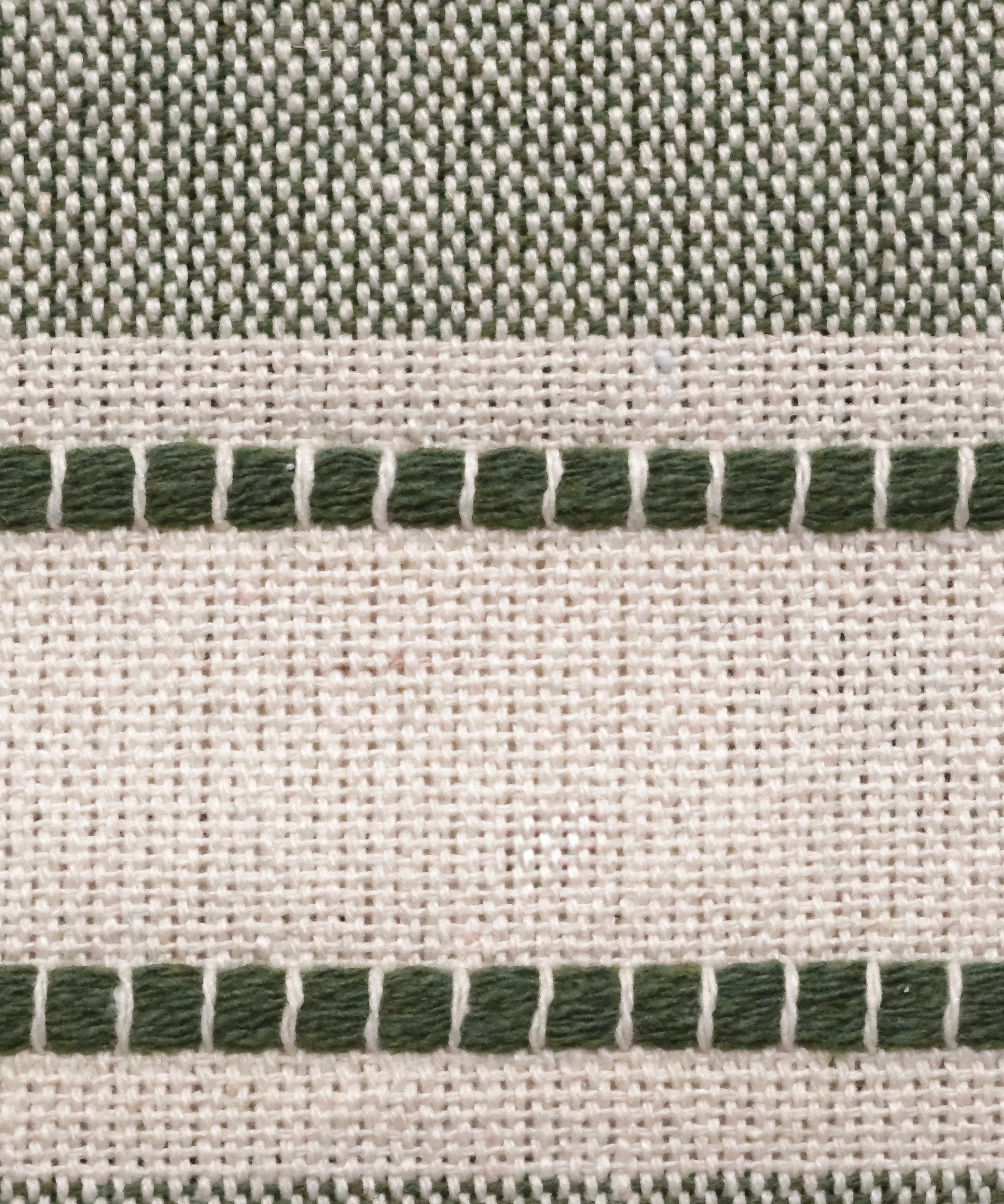 Snuggle Stripe Collection Embroidered Fabric