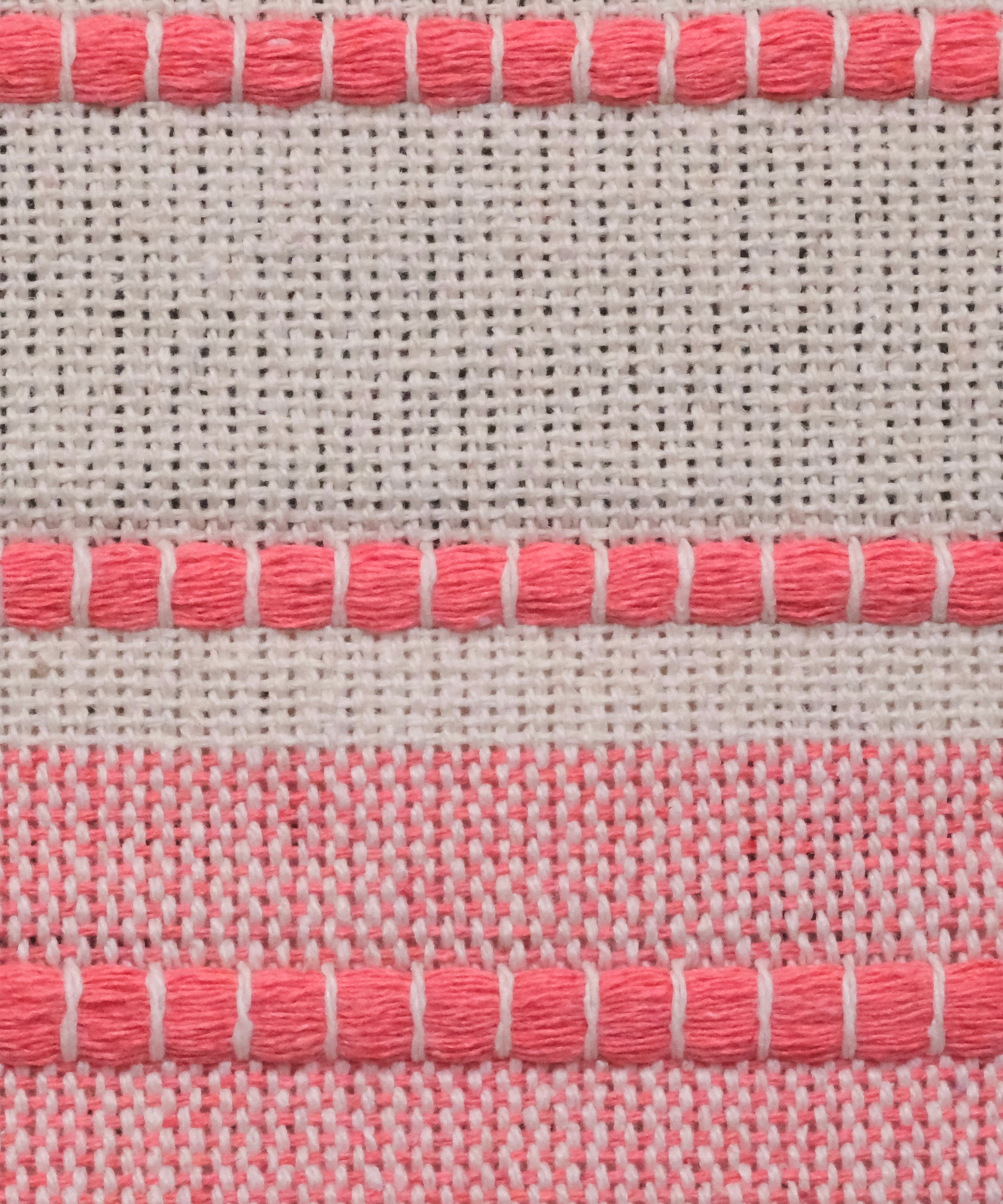 Snuggle Stripe Collection Embroidered Fabric