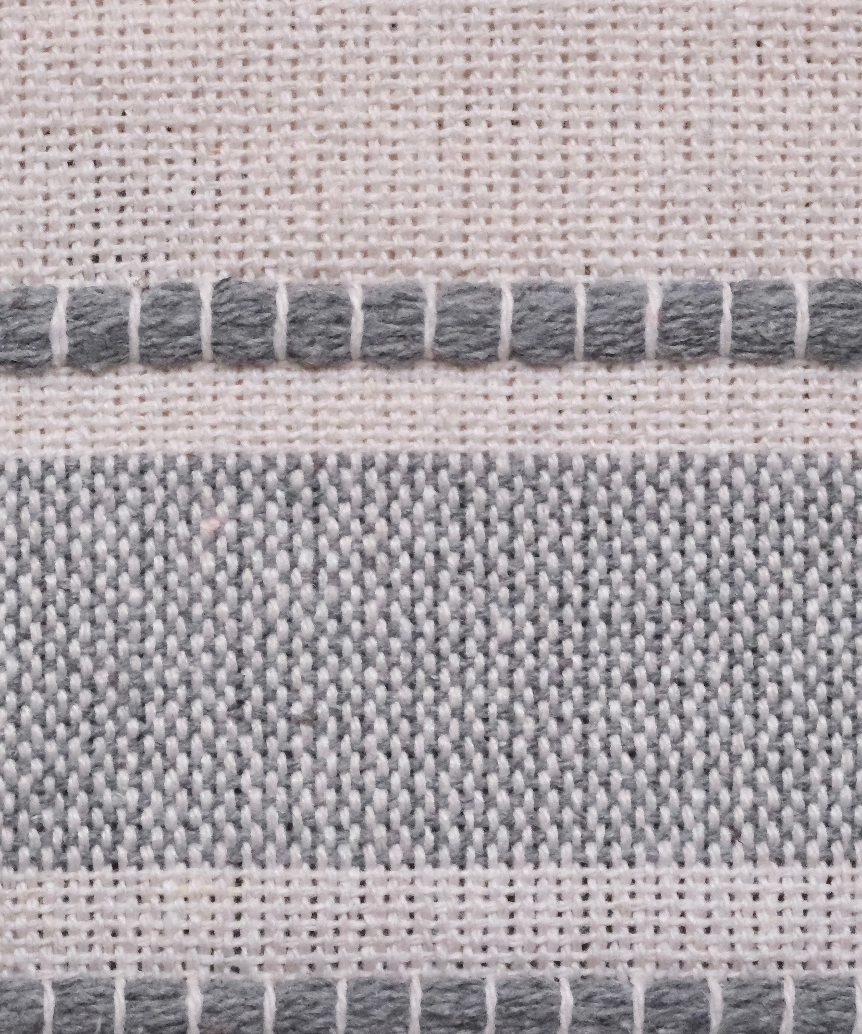 Snuggle Stripe Collection Embroidered Fabric